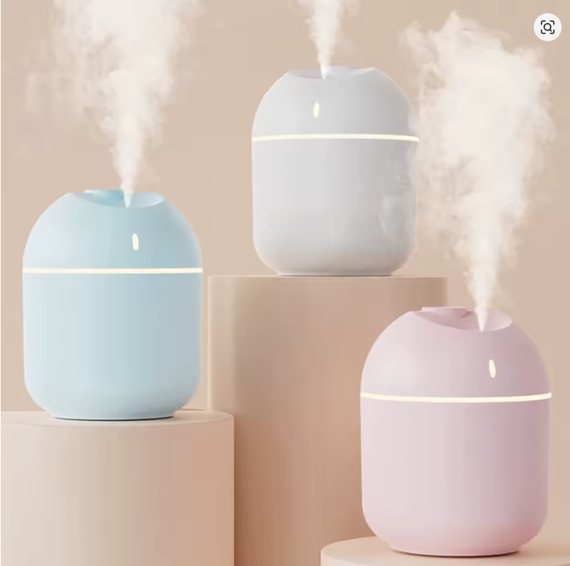 Mini USB LED Nachtlampje & Luchtbevochtiger – 230ML Aroma Diffuser