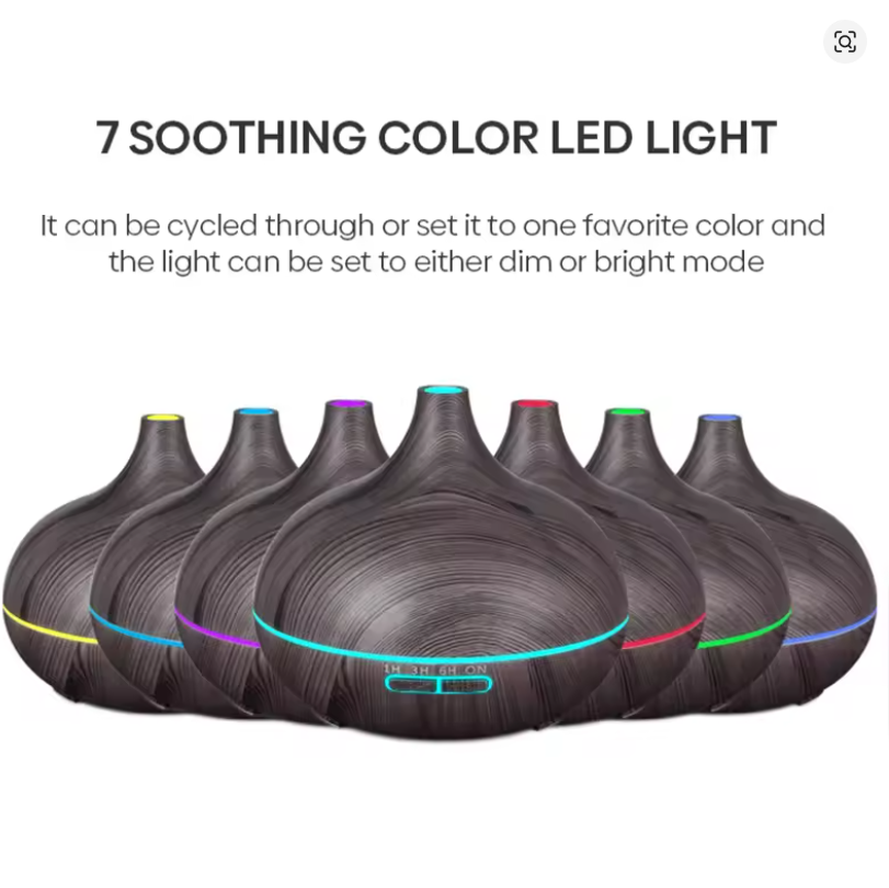 Mini Draagbare Luchtbevochtiger met LED Verlichting – 300ml | Stil & USB-aangedreven