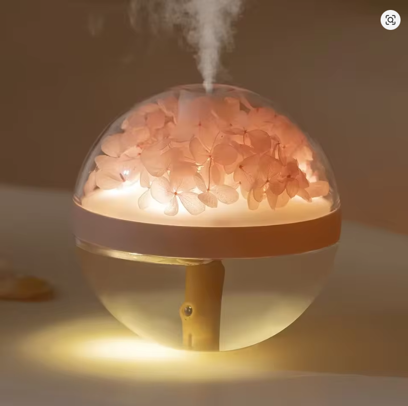 USB Houten Aroma Diffuser & Luchtbevochtiger – 130ML met LED Verlichting
