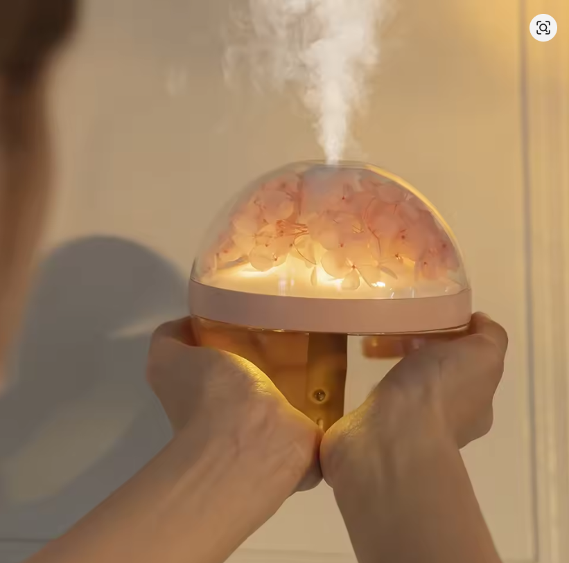 USB Houten Aroma Diffuser & Luchtbevochtiger – 130ML met LED Verlichting