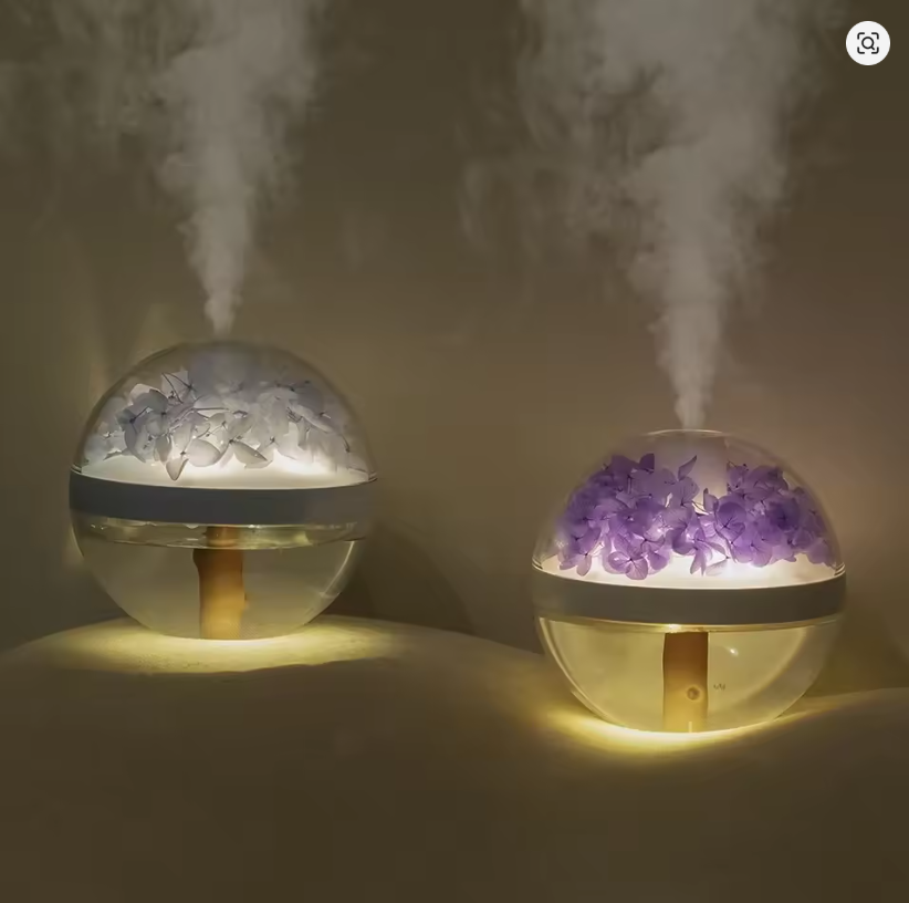 USB Houten Aroma Diffuser & Luchtbevochtiger – 130ML met LED Verlichting