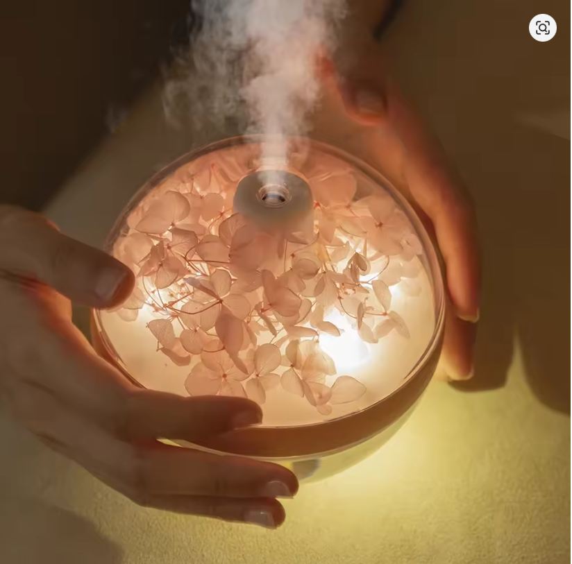 USB Houten Aroma Diffuser & Luchtbevochtiger – 130ML met LED Verlichting