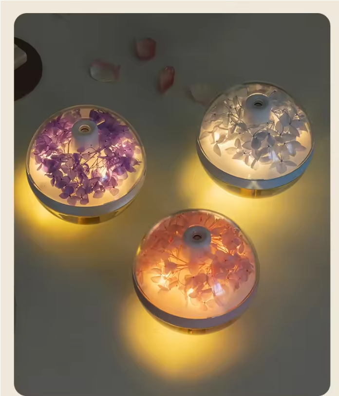 USB Houten Aroma Diffuser & Luchtbevochtiger – 130ML met LED Verlichting