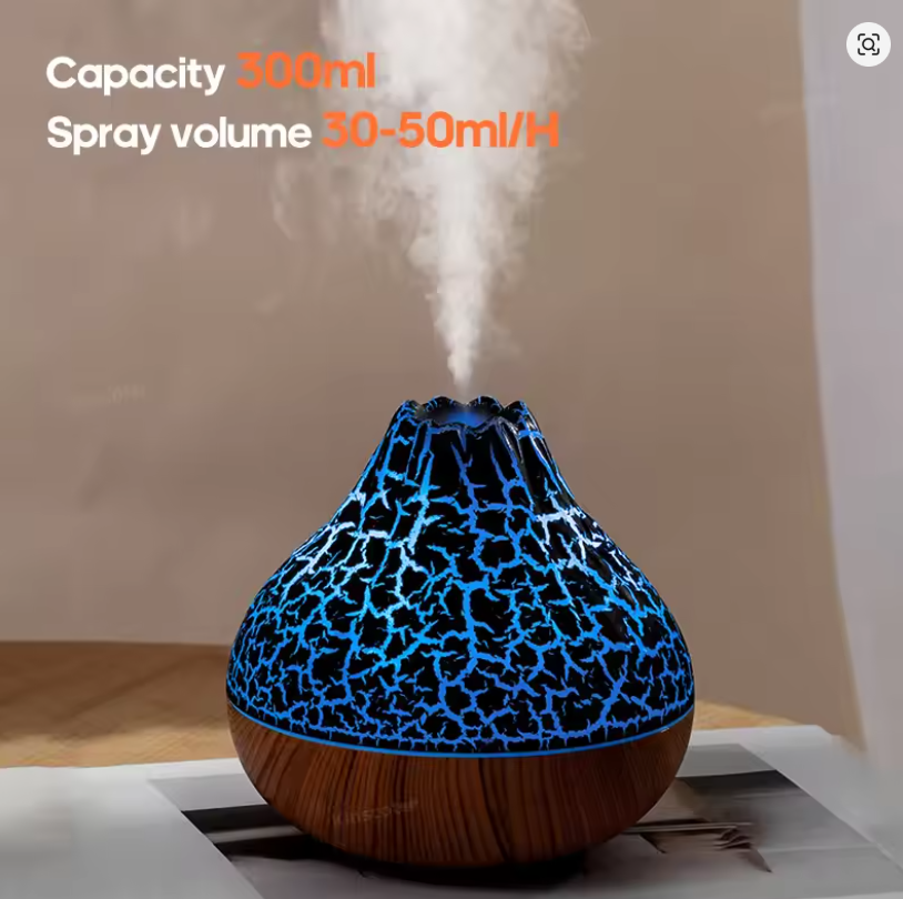 Mini USB Aroma Diffuser & Luchtbevochtiger – 300ML met LED Verlichting