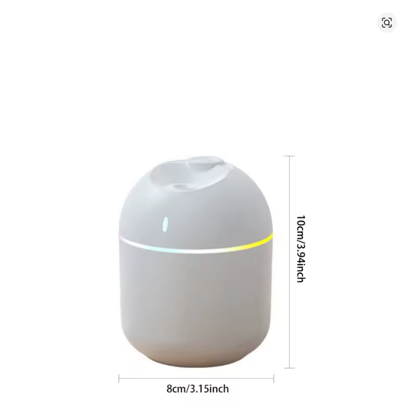 Mini USB LED Nachtlampje & Luchtbevochtiger – 230ML Aroma Diffuser