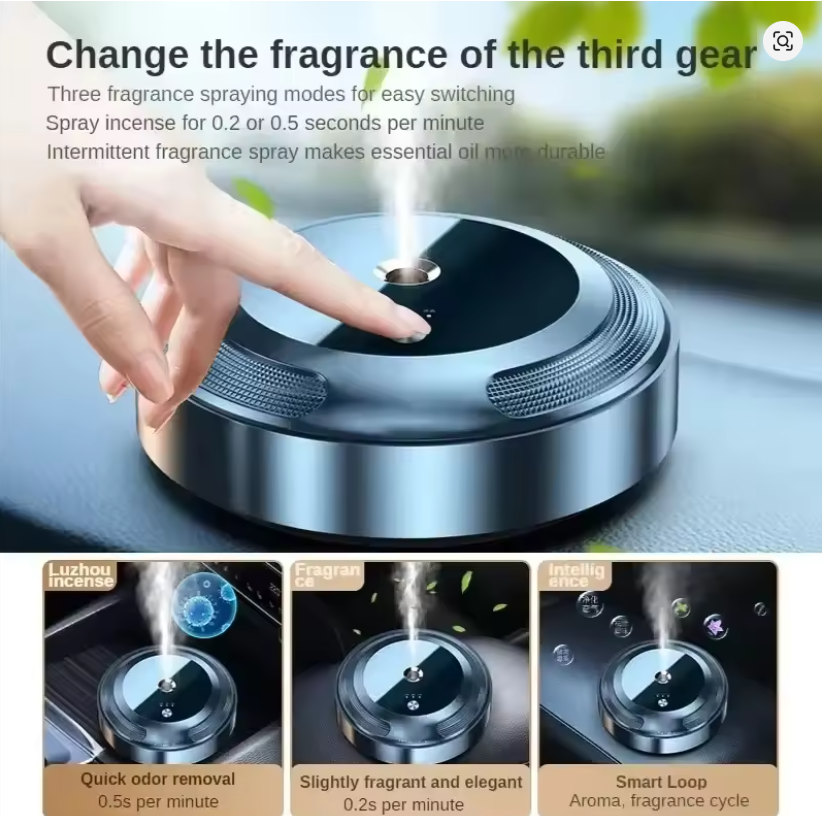 Mini Aroma Diffuser & Luchtbevochtiger – Met LED Verlichting – USB Aangedreven