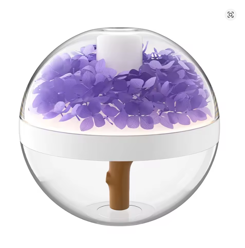 USB Houten Aroma Diffuser & Luchtbevochtiger – 130ML met LED Verlichting