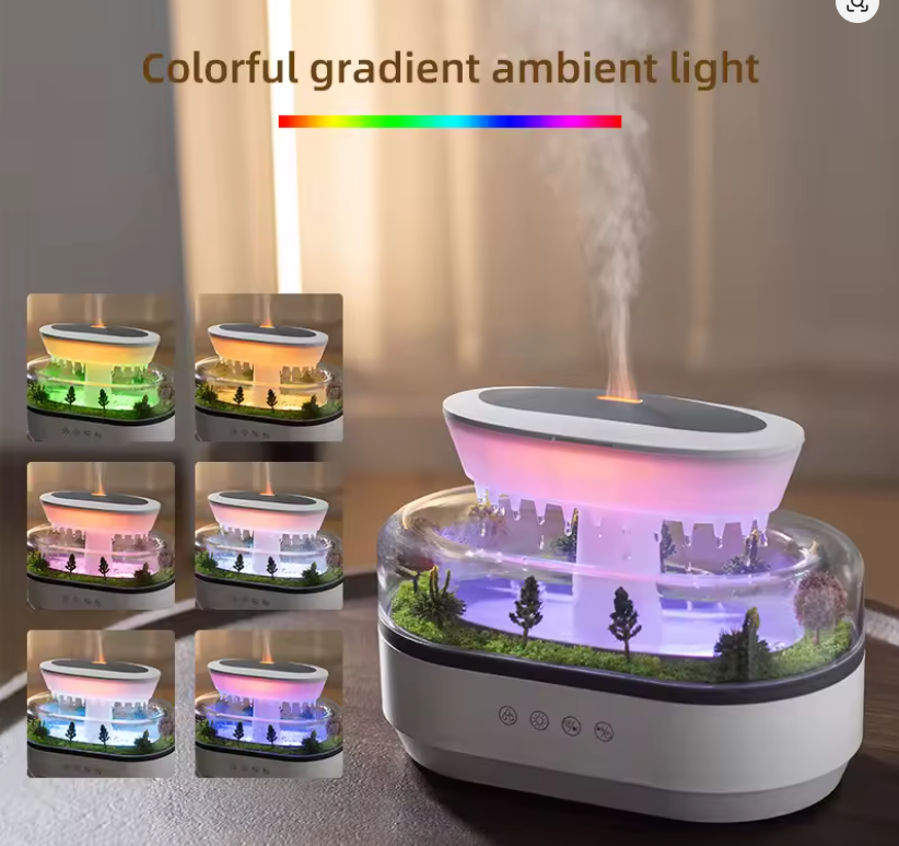 Premium USB Luchtbevochtiger & Aroma Diffuser – 400ML + LED Nachtlamp