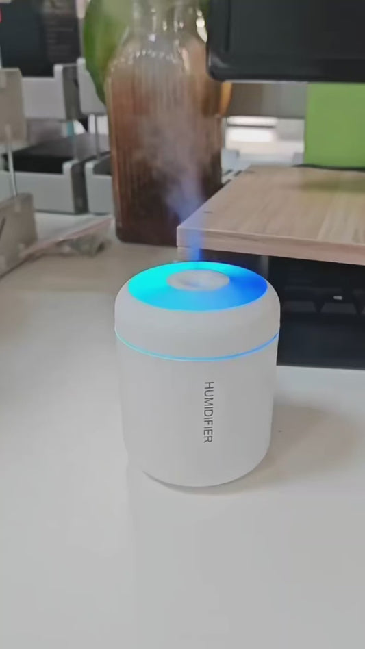 180ML Mini USB Luchtbevochtiger & Aroma Diffuser met LED Verlichting